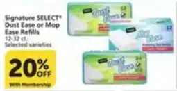 Pavilions Signature Select Dust Ease or Mop Ease Refills offer