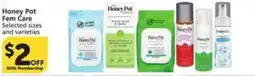 Pavilions Honey Pot Fem Care offer