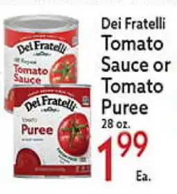 World Fresh Market Dei Fratelli Tomato Sauce or Tomato Puree offer