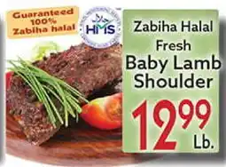 World Fresh Market Zabiha Halal Fresh Baby Lamb Shoulder offer