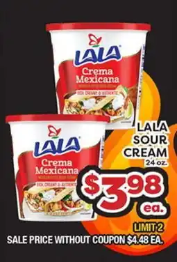 Torres Supermercado LALA SOUR CREAM offer