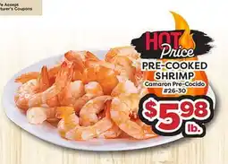 Torres Supermercado PRE-COOKED SHRIMP offer