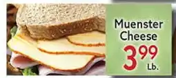 World Fresh Market Muenster Cheese offer