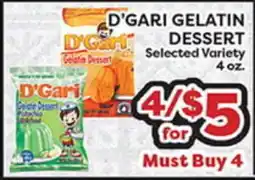 Torres Supermercado D'GARI GELATIN DESSERT offer