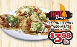 Torres Supermercado SEASONED PORK TACO MEAT offer