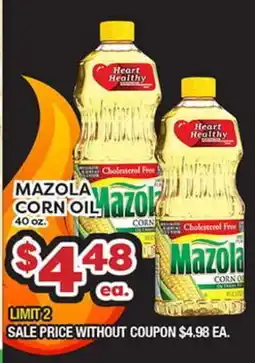 Torres Supermercado MAZOLA CORN OIL offer