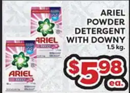 Torres Supermercado ARIEL POWDER DETERGENT WITH DOWNY offer