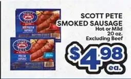 Torres Supermercado SCOTT PETE SMOKED SAUSAGE offer