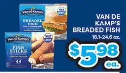 Torres Supermercado VAN DE KAMP'S BREADED FISH offer