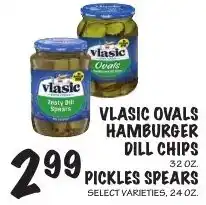 Foodarama Vlasic ovals hamburger dill chips offer