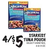 Foodarama Starkist tuna pouch offer