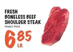 Foodarama Fresh boneless beef shoulder steak offer