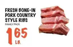 Foodarama Fresh bone-in pork country style ribs offer