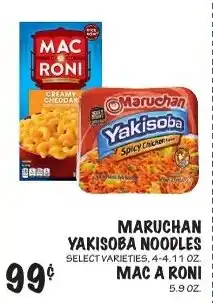 Foodarama Maruchan yakisoba noodles offer