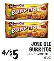 Foodarama Jose Ole burritos offer