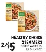Foodarama Healthy Choice Steamers offer
