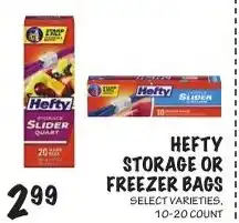 Foodarama Hefty storage or freezer bags offer