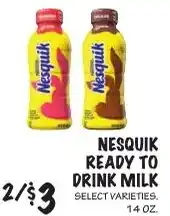 Foodarama Nesquik ready to drink milk offer