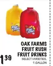 Foodarama Oak Farms Fruit Rush Fruit Drinks offer