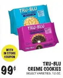 Foodarama Tru-blus creme cookies offer