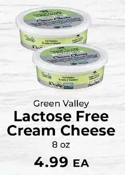 Sunset Foods Green Valley lactose free cream cheese offer