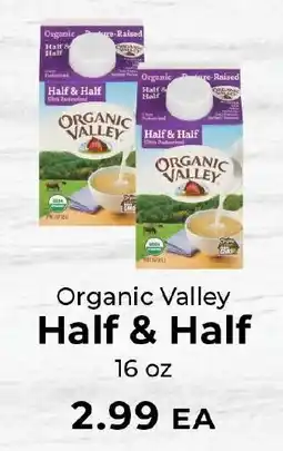 Sunset Foods Organic Valley Half & Half offer