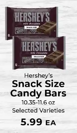 Sunset Foods Hershey's Snack Size Candy Bars offer