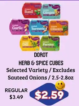 Seven Mile Market Dorot herb & spice cubes offer