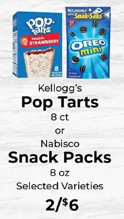 Sunset Foods Kellogg's Pop Tarts offer
