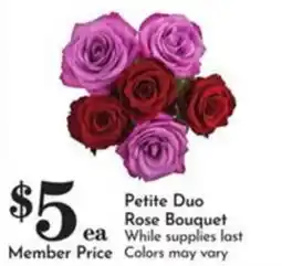 Pavilions Petite Duo Rose Bouquet offer