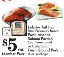 Pavilions Lobster Tail offer