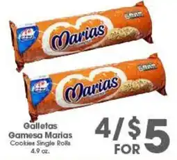 Arteagas Food Center Galetas Gamaes Marias Cookies Single Rolla offer