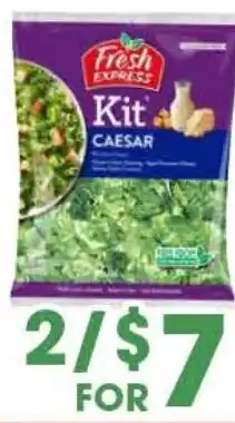 Arteagas Food Center Fresh Express Caesar Kit offer