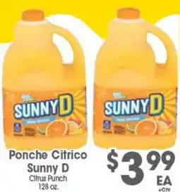 Arteagas Food Center Ponche Citrico Sunny D offer