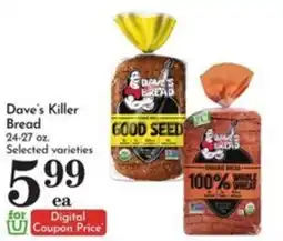 Pavilions Dave's Killer Bread offer