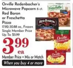 Pavilions Orville Redenbacher's Microwave Popcorn offer