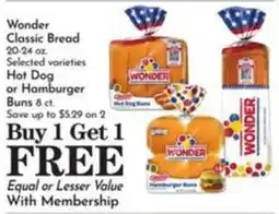 Pavilions Wonder Classic Bread offer