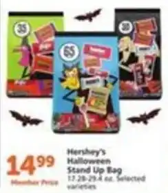 Pavilions Hershey's Halloween Stand Up Bag offer
