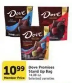 Pavilions Dove Promises Stand Up Bag offer