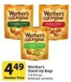 Pavilions Werther's Stand Up Bags offer