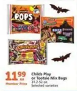 Pavilions Childs Play or Tootsie Mix Bags offer