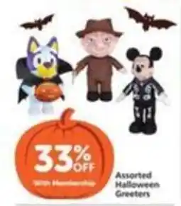 Pavilions Assorted Halloween Greeters offer