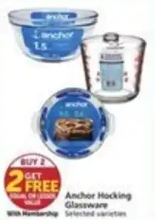 Pavilions Anchor Hocking Glassware offer
