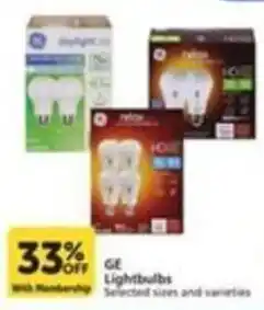 Pavilions Ge Lightbulbs offer