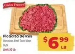 Supermercado El Rancho Picadita de Res Boneless Beef Taco Meat offer