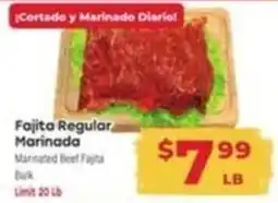 Supermercado El Rancho Fajita Regular Marinada offer
