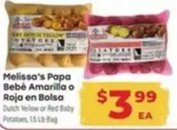 Supermercado El Rancho Melissa's Papa Dutch Yellow or Red Baby Potatoes offer
