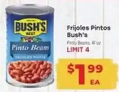 Supermercado El Rancho Bush's pinto beans offer