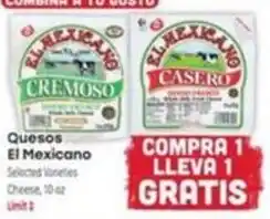 Supermercado El Rancho El Mexicano cheese offer