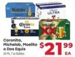 Supermercado El Rancho Coronita, Michelob, Moelito or Dos Equis offer